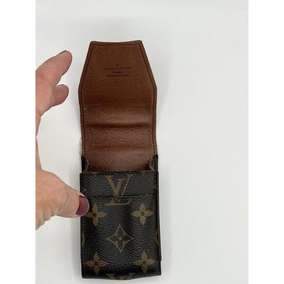 Vintage Louis Vuitton LV Monogram Cigarette Tobacco Case Holder - Picture 5 of 7